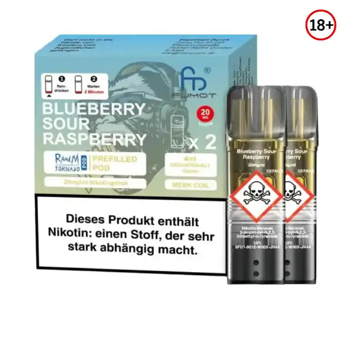 RandM Tornado by Fumot Blueberry Sour raspberry Pod Kaufen